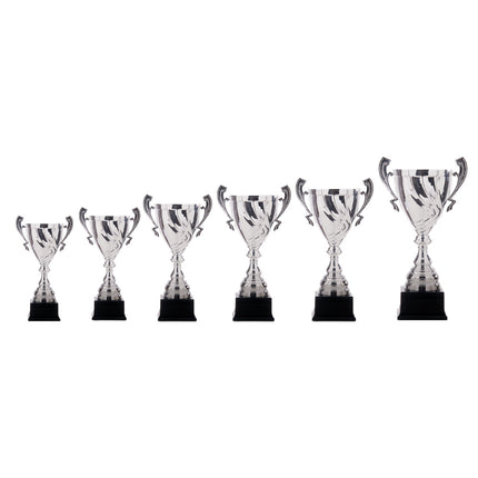 van der Storm Sportprijzen AK 5700 Cup met oren zilver 6 maten 27,5-51,5 CM