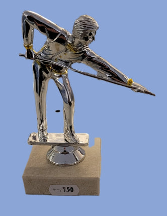 van der Storm Sportprijzen Biljartfiguur op marmeren voet ca 13 cm