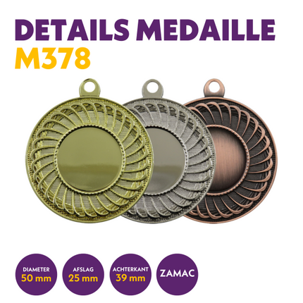 van der Storm Sportprijzen M 378 medaille voor 25 mm afbeelding