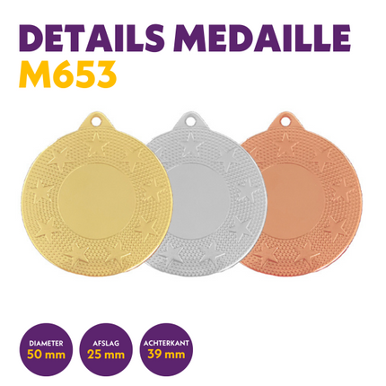 van der Storm Sportprijzen M 653 medaille voor 25 mm afbeelding