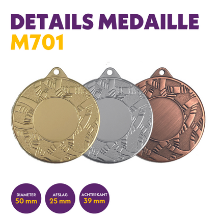 van der Storm Sportprijzen M 701 medaille voor 25 mm afbeelding