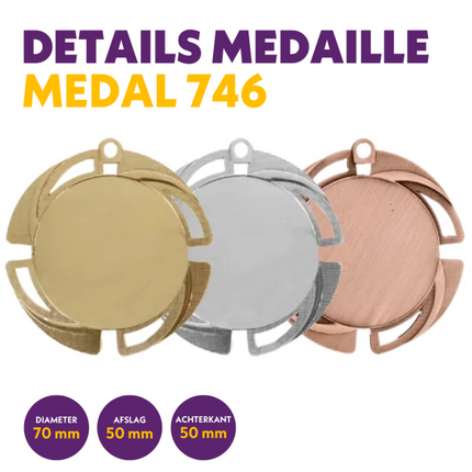 van der Storm Sportprijzen M 746 medaille voor 50 mm afbeelding