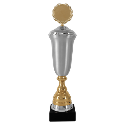 van der Storm Sportprijzen AK 5511 Mat zilveren beker in 5 maten 33-42.5 CM