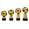 van der Storm Sportprijzen AK 5637 Voetbal trofee goud 4 maten   14-19 CM