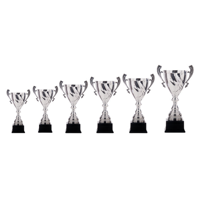 van der Storm Sportprijzen AK 5700 Cup met oren zilver 6 maten 27,5-51,5 CM