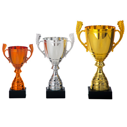 van der Storm Sportprijzen AK 5794 beker in goud-zilver-brons 20-30.5 cm