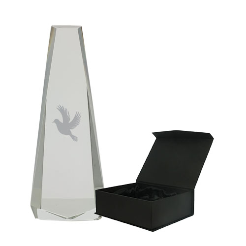 van der Storm Sportprijzen CHRISTAL OBELISK 20,5 Cm