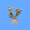 van der Storm Sportprijzen Karate figuur dubbel op voet ca. 13 cm