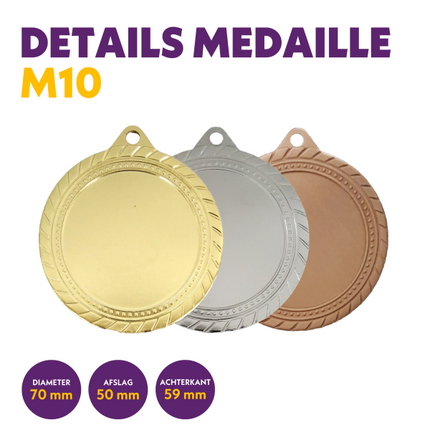 van der Storm Sportprijzen M 10 medaille voor 50 mm afbeelding