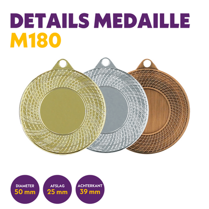 van der Storm Sportprijzen M 180 medaille voor 25 mm afbeelding