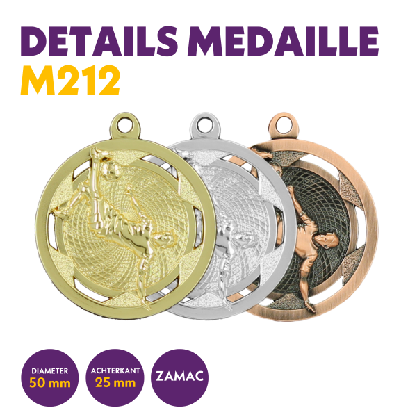 van der Storm Sportprijzen M 212 Voetbalmedaille