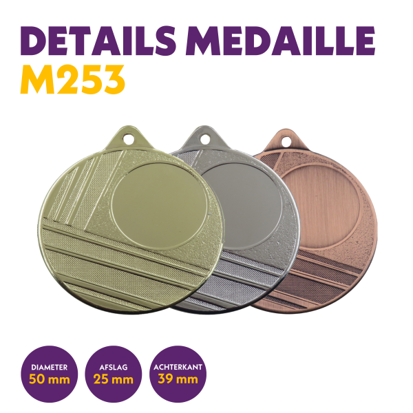 van der Storm Sportprijzen M 253 medaille voor 25 mm afbeelding
