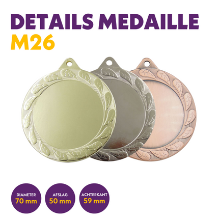 van der Storm Sportprijzen M 26 medaille voor 50 mm afbeelding