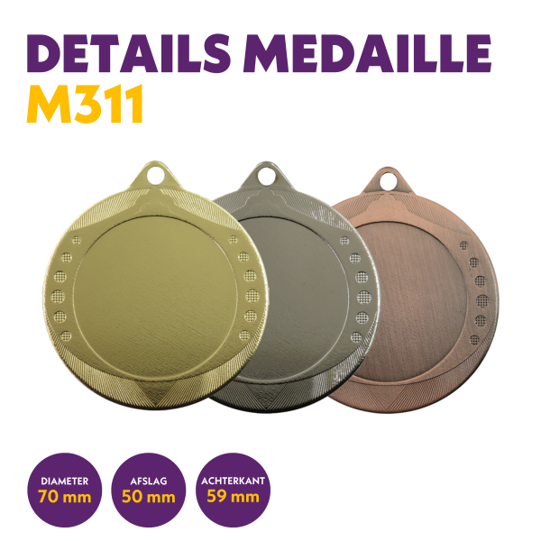 van der Storm Sportprijzen M 311 medaille voor 50 mm afbeelding
