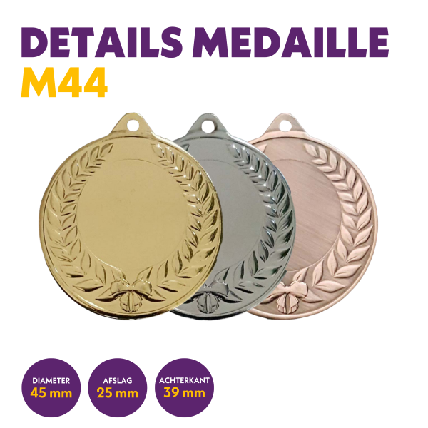 van der Storm Sportprijzen M 44 medaille voor 25 mm afbeelding
