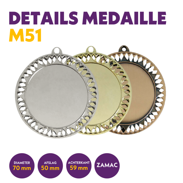 van der Storm Sportprijzen M 51 medaille voor 50 mm afbeelding