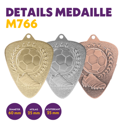 van der Storm Sportprijzen M 766 Voetbalmedaille
