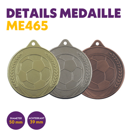 van der Storm Sportprijzen ME 465 Voetbalmedaille