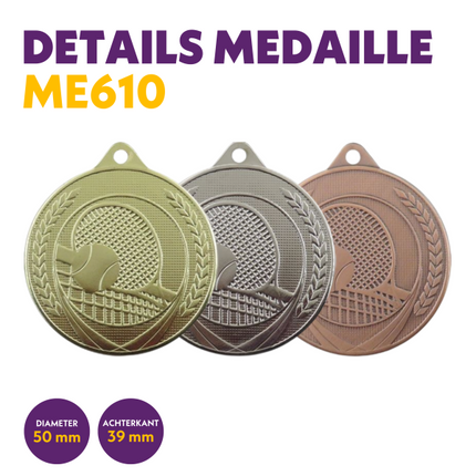 van der Storm Sportprijzen ME 610 Tennismedaille