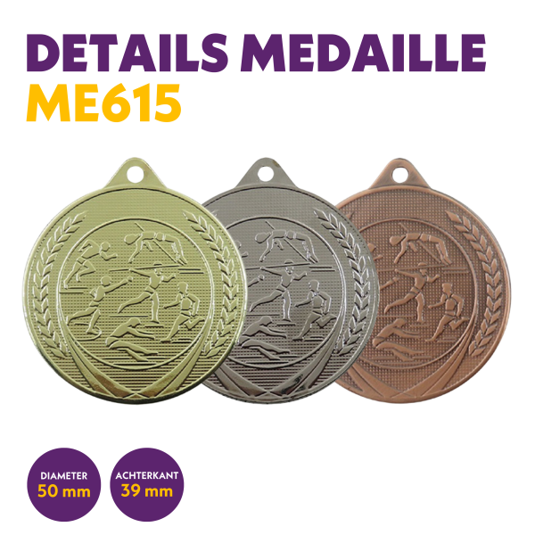 van der Storm Sportprijzen ME 615 Altletiekmedaille