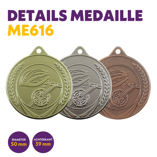 van der Storm Sportprijzen ME 616 Wielrenmedaille