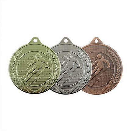 van der Storm Sportprijzen ME 620 Skimedaille incl.   lint en graveren
