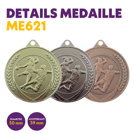 van der Storm Sportprijzen ME 621 Handbalmedaille