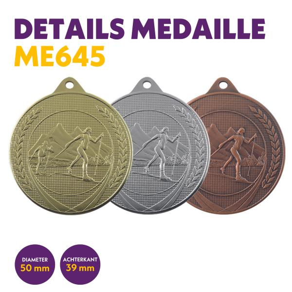 van der Storm Sportprijzen ME 645 Langlaufmedaille