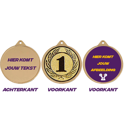 van der Storm Sportprijzen ME 91 medaille voor 25 mm afbeelding