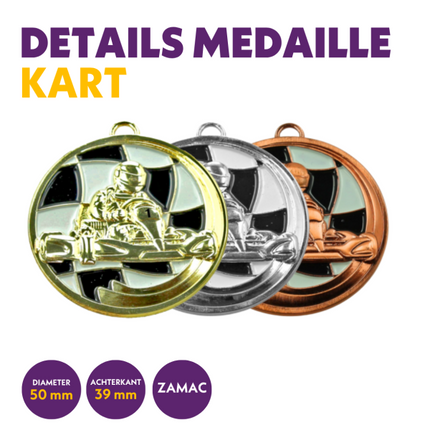 van der Storm Sportprijzen Medaille karting