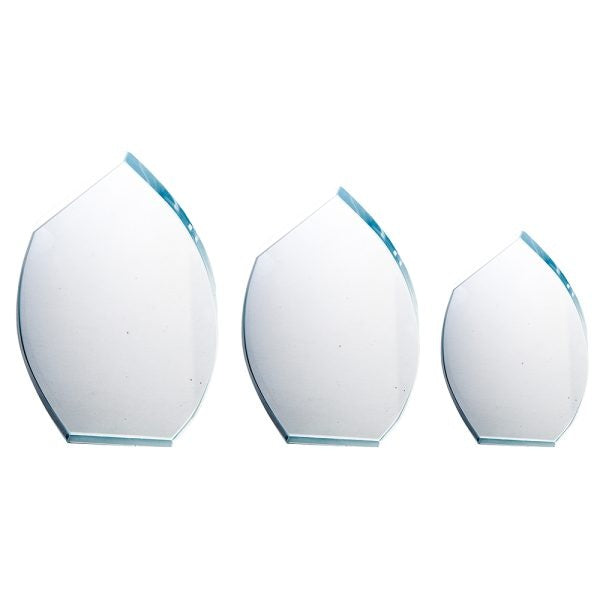van der Storm Sportprijzen OKSANA LUXE GLAS AWARD IN 3 MATEN  16-20 CM MET LUXE DOOS